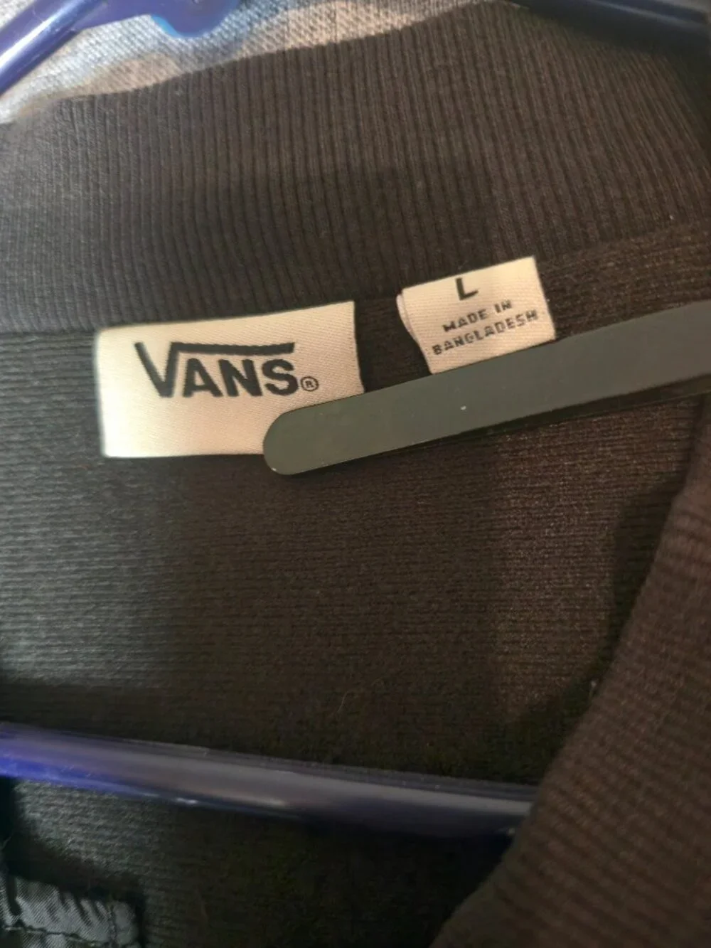 Vans Off The Wall Black Coach Jacket Men's Large Streetwear Windbreaker